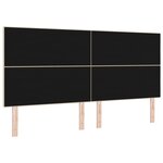 Tête de lit vidaXL Bouton Capitonné Crème 200 cm Tissu