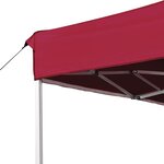 vidaXL Tente de réception pliable Aluminium 4 5x3 m Bordeaux