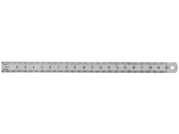 Reglet en métal 2 faces flexible 20 cm WONDAY