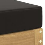 vidaXL Banc de Jardin Blanc 115 x 43 x 45 cm Bois d'Acacia Massif