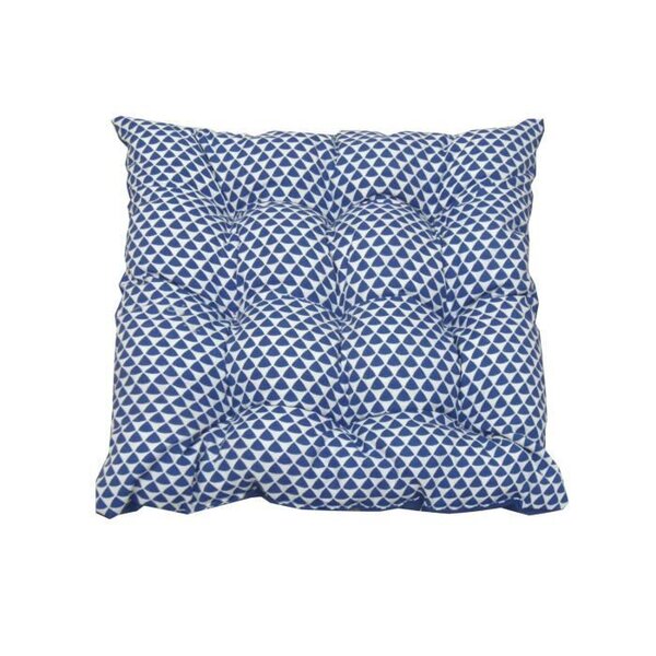 JARDIN PRIVE Assise Matelas 9 Cap Fjord Indigo - 46x46x6 cm