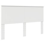 vidaXL Tête de lit Blanc Brillant 160 cm Bois d'ingénierie
