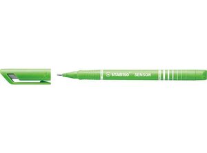 Feutre à pointe fine sensor, vert clair, largeur de 0,3 mm STABILO