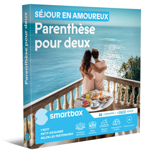 SMARTBOX - Coffret Cadeau Séjour en amoureux - Parenthèse pour deux -  Séjour
