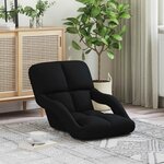 vidaXL Chaise de sol réglable avec accoudoir
