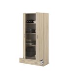 PARISOT Armoire 2 portes décor chene L78 cm - VARIA