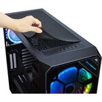 XIGMATEK BOITIER PC Zest - Moyen Tour - RGB - EN41541 - Noir - Verre trempé - Format E-ATX (EN41541)