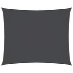vidaXL Voile de parasol tissu oxford rectangulaire 3 5x4 5m anthracite