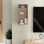 vidaXL Meubles TV Sonoma gris 30 5x30x60 cm Bois d'ingénierie