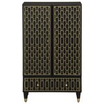 vidaXL Buffet 60x33x100 cm bois de manguier massif