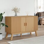 vidaXL Buffet OLDEN marron 114x43x73 5 cm bois massif de pin
