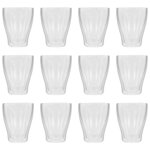 vidaXL Verres à latte macchiato double paroi 12 Pièces 370 ml