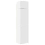 vidaXL Armoire de rangement mince blanc 50x42 5x225 cm
