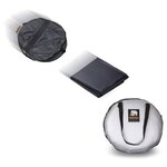 DERYAN Lit d'enfant de voyage avec moustiquaire Luxe Argenté