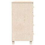 vidaXL Buffet HAMAR Marron miel 113x40x80 cm Bois massif de pin