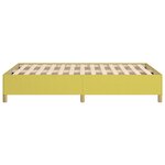 vidaXL Cadre de lit Vert 120 x 200 cm Tissu