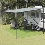vidaXL Tapis de tente vert clair 250x400 cm PEHD