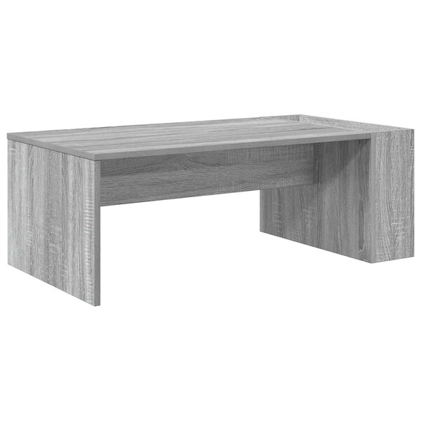 vidaXL Table basse Gris Sonoma 95 x 50 x 34 cm Bois d'ingénierie