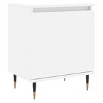 vidaXL Table de chevet blanc 40x30x50 cm bois d’ingénierie