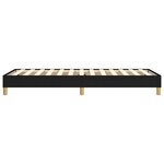 vidaXL Cadre de lit Noir 90x200 cm Tissu