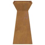 vidaXL Support de plante Acier corten 35 x 35 x 73 cm Durable