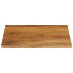 vidaXL Dessus de table à bord vivant 80x80x2 5 cm bois massif manguier