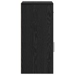 vidaXL Buffet Chêne noir 38 x 34 5 x 75 cm Bois d'ingénierie