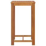 Vidaxl ensemble de bar de jardin avec coussins 5 pièces marron