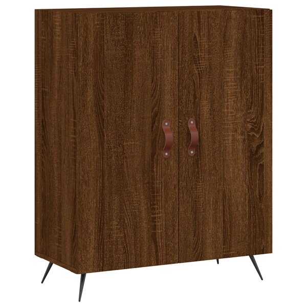 vidaXL Buffet chêne marron 69 5x34x90 cm bois d'ingénierie