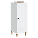 vidaXL Buffet Blanc 33 x 34 5 x 90 cm Bois d'ingénierie