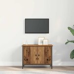 vidaXL Meuble TV Bois ancien 60 x 35 x 45 cm Bois d'ingénierie