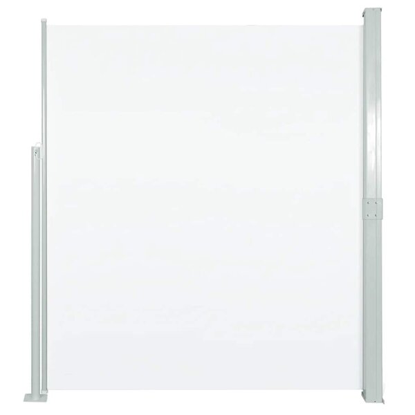 vidaXL Auvent latéral rétractable de patio 160x300 cm Crème