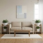 vidaXL Support de Plante 2 pièces Chêne Sonoma 30 x 30 x 40 cm