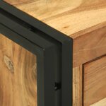vidaXL Table Basse 90x50x38 cm Bois Massif d'Acacia