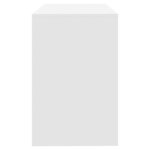 vidaXL Bureau Blanc 101x50x76 5 cm Aggloméré