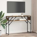 vidaXL TableConsole Bois Ancien 105x30x75cm Bois d'ingénierie