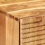 vidaXL Ensemble de meubles de salle de bain 5 pièces en bois d'acacia massif marron