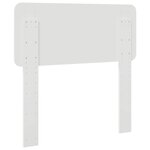 vidaXL Tête de lit Blanc Brillant 80 cm Bois d'ingénierie