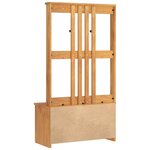 vidaXL Portemanteau SANDNES 87x40x159 5 cm bois massif pin