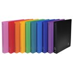 Classeur polypropylène 7/10eme A4+ 30mm Dos 40mm OPAQUE Coloris Aléatoire x 10 EXACOMPTA