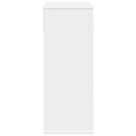 vidaXL Bibliothèque blanc 66x31x80 cm bois d'ingénierie