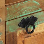 vidaXL Armoire à chaussures 4 couches avec tiroir Bois de récupération