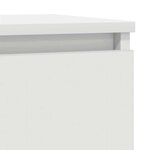 vidaXL Buffet blanc 29 5x34x76 cm bois d'ingénierie