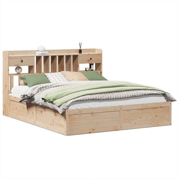 vidaXL Cadre de lit sans matelas 180x200 cm bois massif de pin