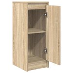 vidaXL Buffet chêne sonoma 29 5x34x76 cm bois d'ingénierie