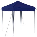 vidaXL Tente de fête pop-up 195 x 195 x 245 cm Bleu Tissu Oxford