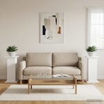 vidaXL Support de Plante 2 pc Blanc 30 5 x 30 x 60 5 cm
