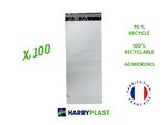 100 Enveloppes plastique opaques VAD/VPC - 300x700mm