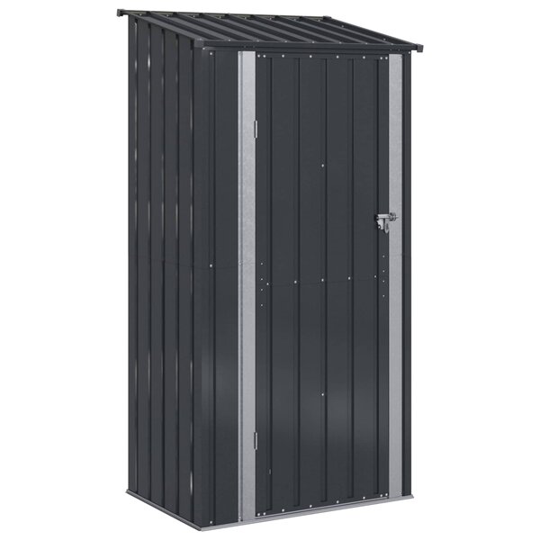 vidaXL Cabanons de jardin Anthracite 103 x 74 x 200 cm Métал