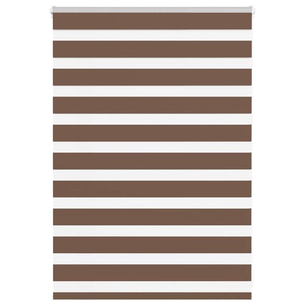 vidaXL Store zèbre marron 95x100 cm largeur du tissu 90 9 cm polyester